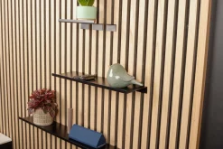 Home it Hylle til akustikkpanel 40 cm svart | Akustikkpanel|Hyller
