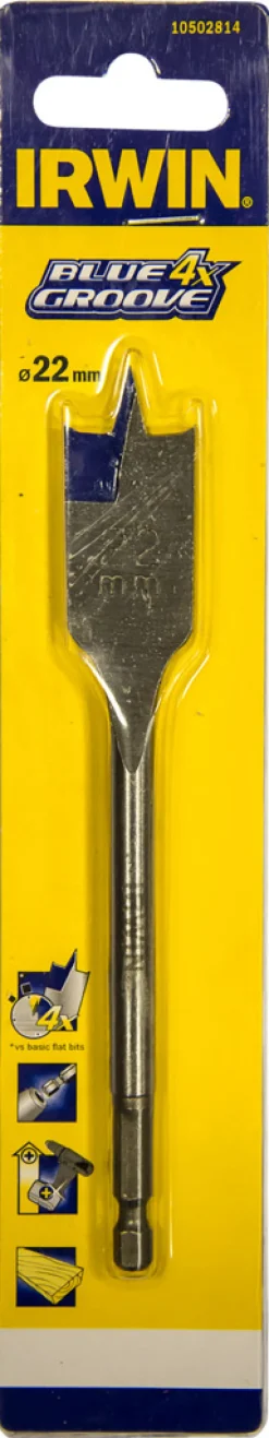 Irwin flatbor 22 x 157 mm sekskantfeste | Bor & Bits