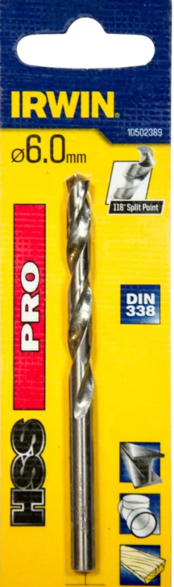 Irwin HSS Pro bor 6 mm | Bor & Bits