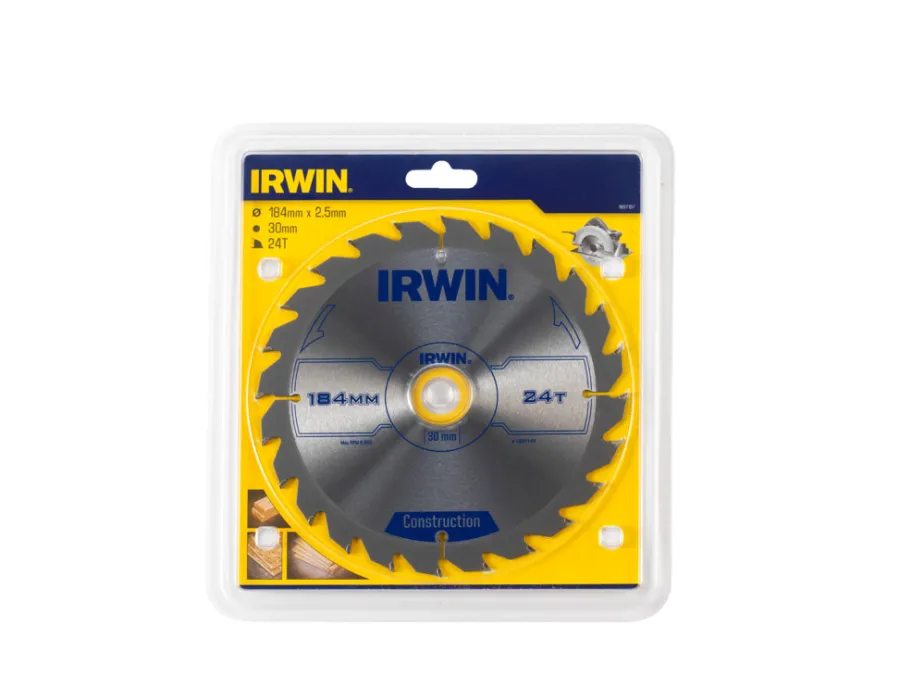 Irwin sirkelsagblad 184 x 30 24T | Sagblader