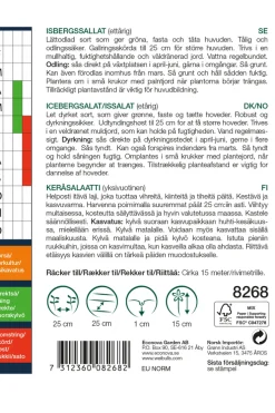 Weibulls Isbergsalat 'Calmar' | Frø
