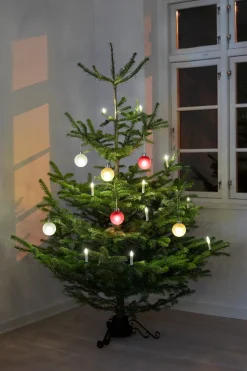 Stemning Juletrelys LED med klips 10 stk. H10,5 cm | Juledekorasjoner