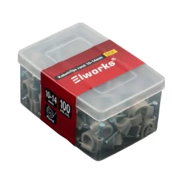 Elworks Kabelklemmer 10-14 mm 100 stk. - | Eloppheng & -Feste