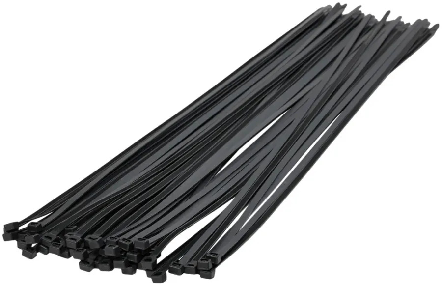 Kabelstrips 750 mm svart 50 stk. | Eloppheng & -Feste