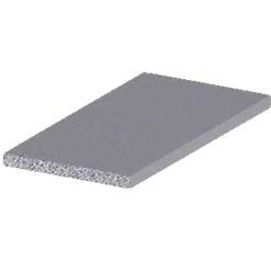 Kantlist flat aluminium - 2 x 15 mm x 1 meter | Profillister