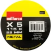 Kappeskiver for metall Ø115 mm - 5 stk. | Kappskiver