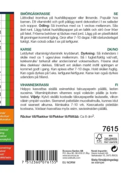 Weibulls Karse | Frø