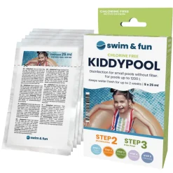 Swim & Fun KiddyPool vannpleie til basseng 5 x 25 ml | Bassengtilbehør & Pleie