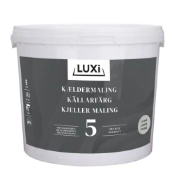 Luxi Kjellermaling glans 5 5 liter - | Veggmaling