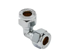 Klemring albue 10 mm | Forkrommede
