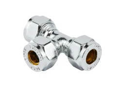 Klemring T-rør 10 mm | Forkrommede