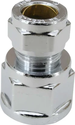 Klemring union rett 12 x 1/2" mm | Forkrommede