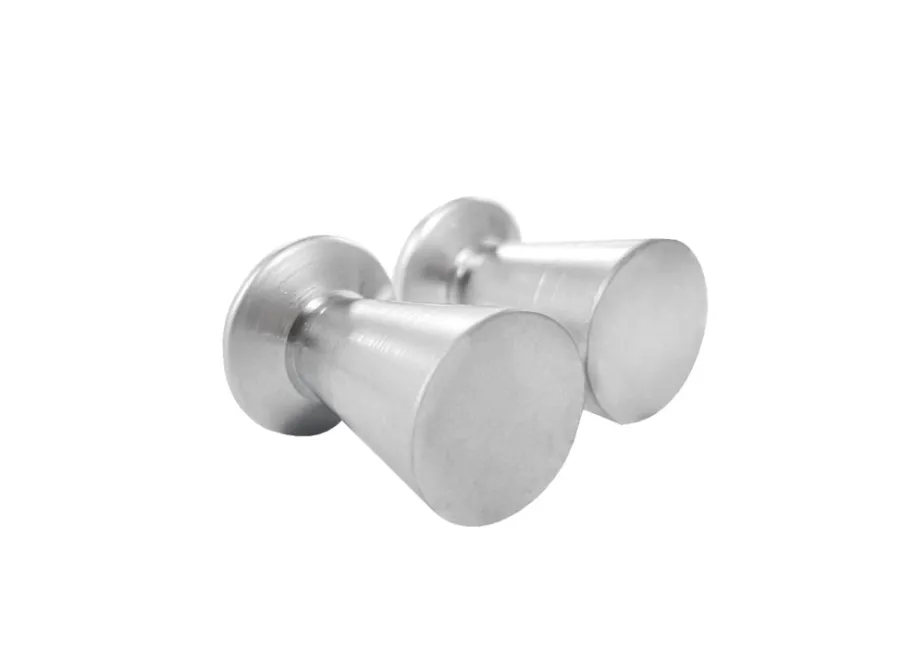 Home it Knott trapez 13 mm matt krom - 2 stk. | Grep & Hengsler