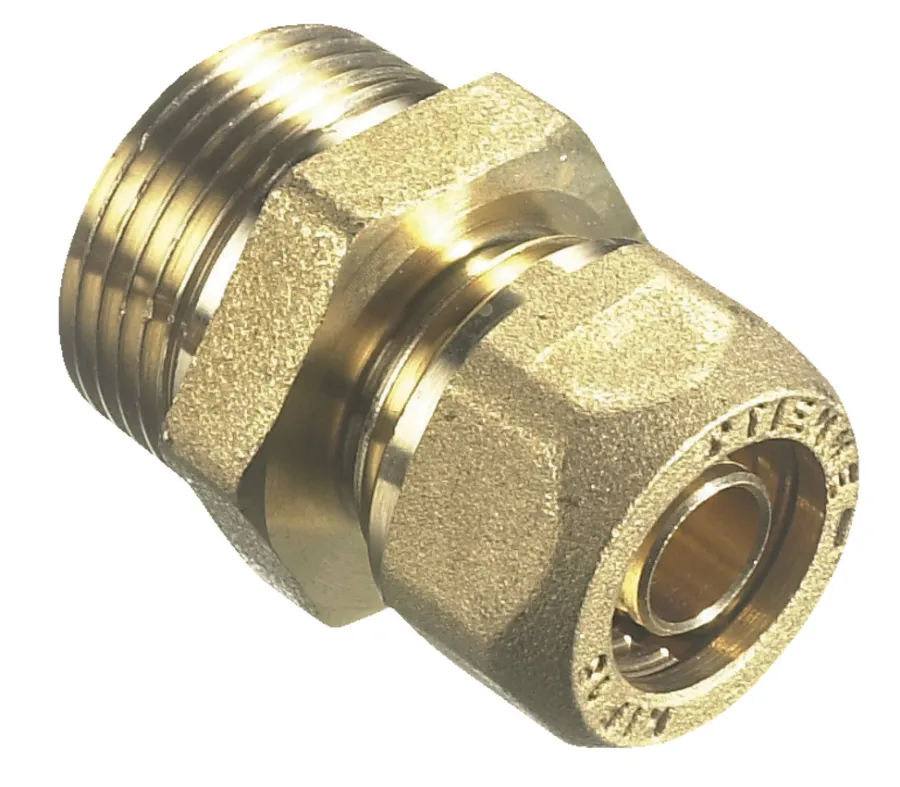 Kompresjonsnippel 15 mm x 3/4" | Rørkoblinger
