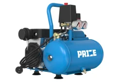 PRIZE Kompressor stillegående 0,75 hk og 6 liters tank - | Kompressor