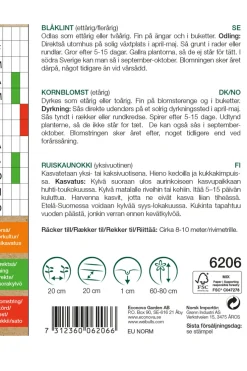 Weibulls Kornblomst økologisk | Økologiske Frø