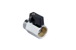 Kulekran 1/2" x 1/2" svart grep | Kraner Og Ventiler
