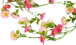 Kunstig blomsterranke rosa 210 cm | Kunstige Planter