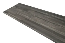 Laminatbenkeplate svart/grå tre 28 mm x 61 x 300 cm | Benkeplater
