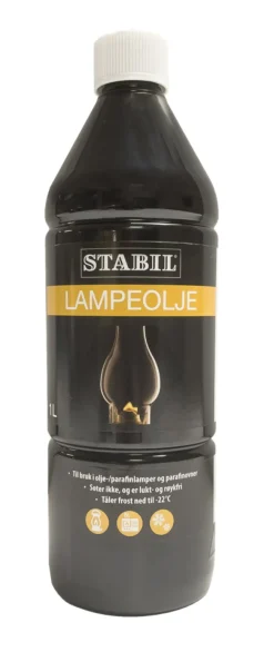 Lampeolje 1 liter Stabil | Øvrige Kjemikalier