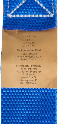 Autozone Lastestropp 50 mm x 6 meter - | Tilhengertilbehør