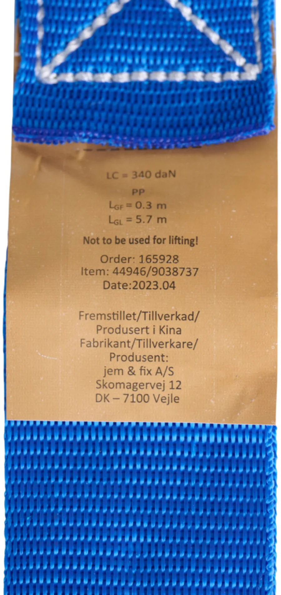 Autozone Lastestropp 50 mm x 6 meter - | Tilhengertilbehør