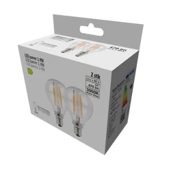 LED-dråpepære 2,9 W E14 - 2 pk. | Led-Pærer