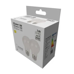 LED-filamentpærer 1,8 W E27 - 2-pk. | Led-Pærer