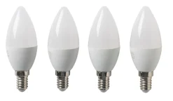LED-pære 4-pk mignon E14 4,9 W | Led-Pærer