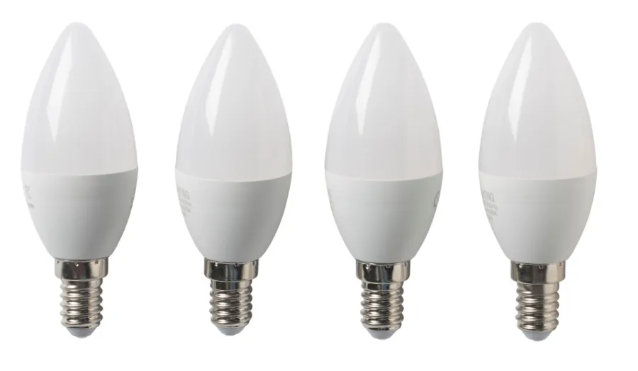 LED-pære 4-pk mignon E14 4,9 W | Led-Pærer