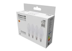 LED-pære 4-pk mignon E14 4,9 W | Led-Pærer