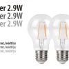 LED-pærer standard 2,9 W E27 - 2-pk. | Led-Pærer