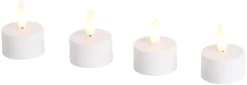 DAY LED-telys m/3D flamme 4 stk. | Dekorativ Belysning - Innendørs