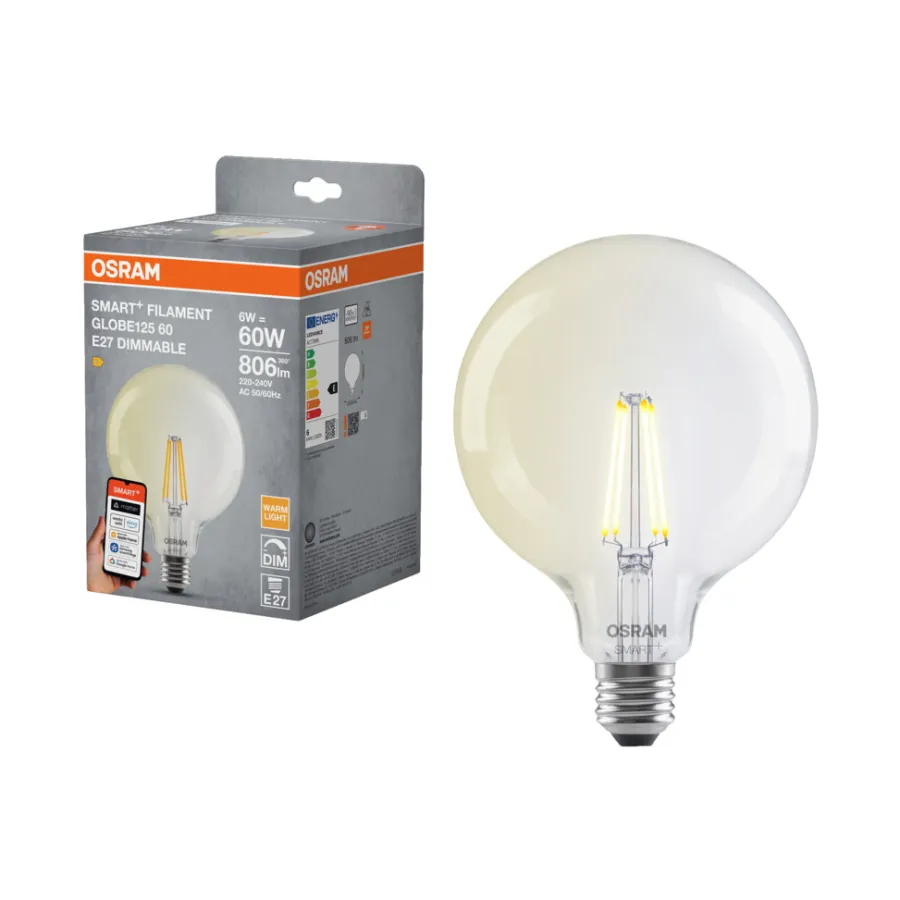 LEDVANCE SMART+ globe klar E27 6 W | Led-Pærer|Smartpærer