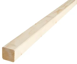Moelven Lekter 48x48x4800 mm i gran | Ubehandlet Tre