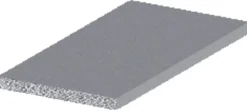 Listprofil flat aluminium - 2 x 15 mm x 2 meter | Profillister