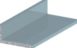 Listprofil sølv - 15 x 30 mm x 2 meter | Profillister
