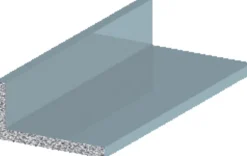Listprofil sølv - 10 x 15 mm x 2 meter | Profillister