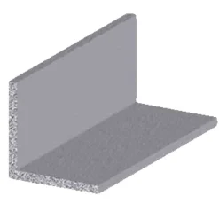 Listprofil vinkel aluminium - 15 x 15 mm x 2 meter | Profillister