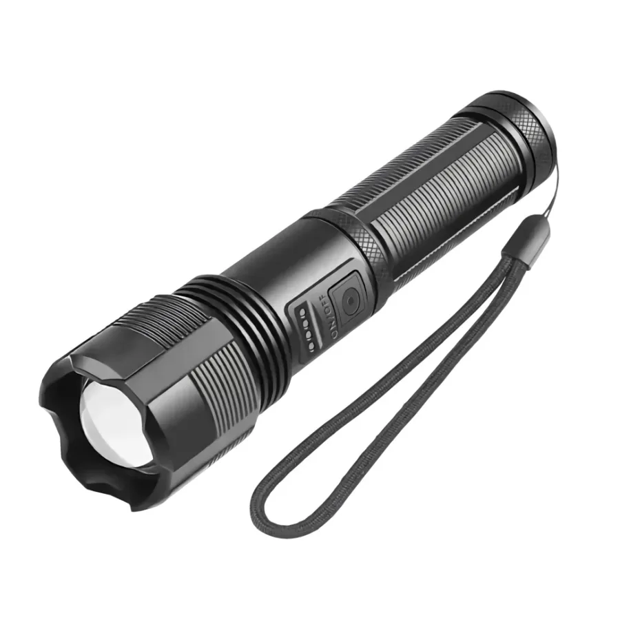 Lommelykt oppladbar aluminium 1000 lumen | Lommelykter