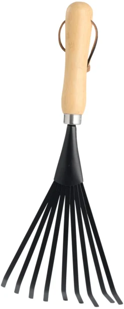 Garden Løvrive med 9 tenner bambus 35 cm - ® | River Og Raker|Håndredskaper