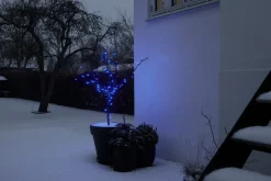 Stemning Lysslynge 100 LED-pærer blå 9,9 meter | Dekorativ Belysning - Utendørs