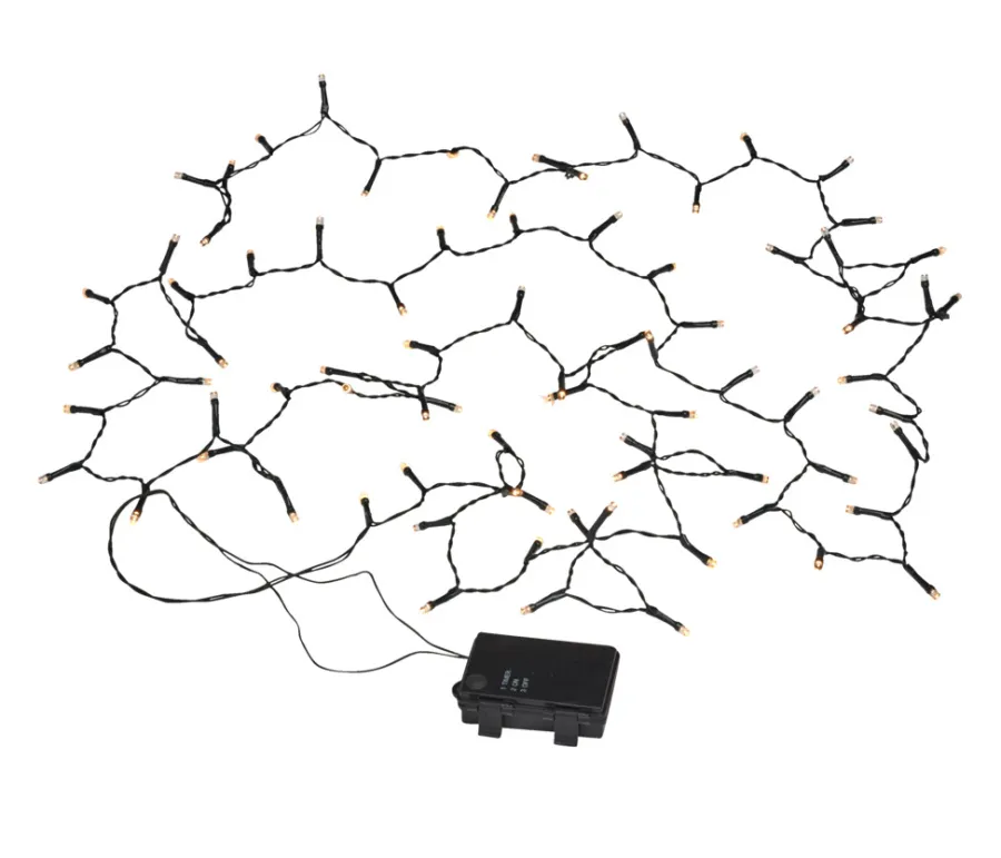 Stemning Lysslynge m/timer 80 LED-pærer 3,9 meter | Dekorativ Belysning - Utendørs