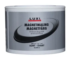 Luxi Magnetmaling svart 380 ml - | Hobbymaling|Veggmaling