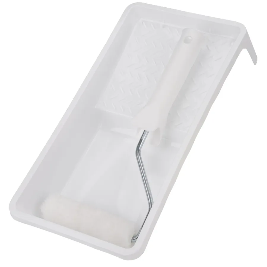 Stabile Malerullsett 10 cm 3 deler | Rull- Og Penselsett