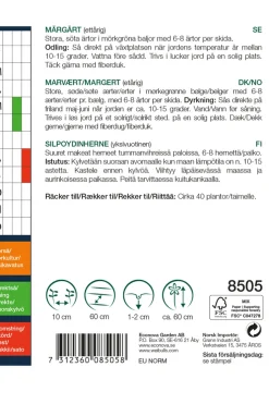 Weibulls Margert 'Early Onward' | Frø