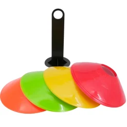 Ud & Leg Markeringskjegler med holder Ø19 cm – 16 stk. | Sesongavslutning|Sport & Trening