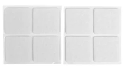 Home it Møbelknotter selvklebende 30 x 30 mm hvit - 8 stk. | Møbelknotter