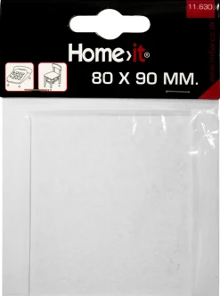 Home it Møbelknott selvklebende 80 x 90 mm hvit | Møbelknotter