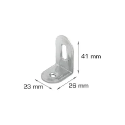 Home it Møbelvinkel 41 x 26 x 23 mm - 4 stk. | Bygningsbeslag